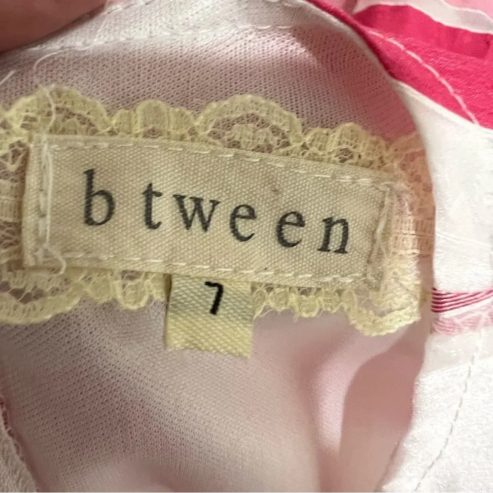 Btween pink and white party dress